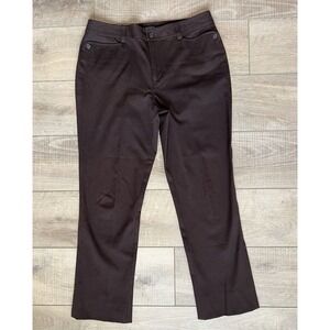 Lauren Ralph Lauren Pants Womens‎ 8 Brown Stretch Pockets Cotton